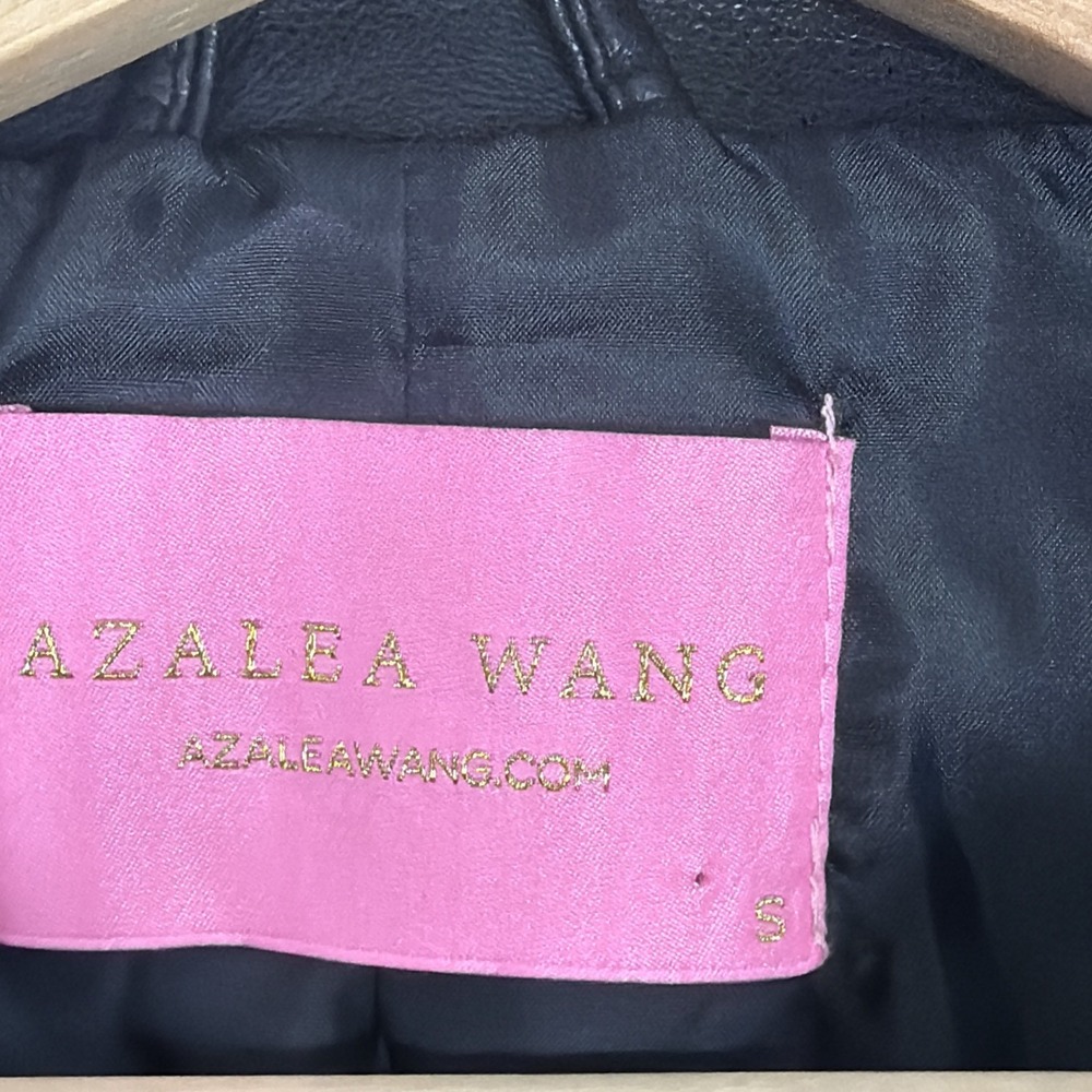 Azalea Wang Faux Leather Black Corset Jacket S Contemporary Modern - Picture 4 of 8